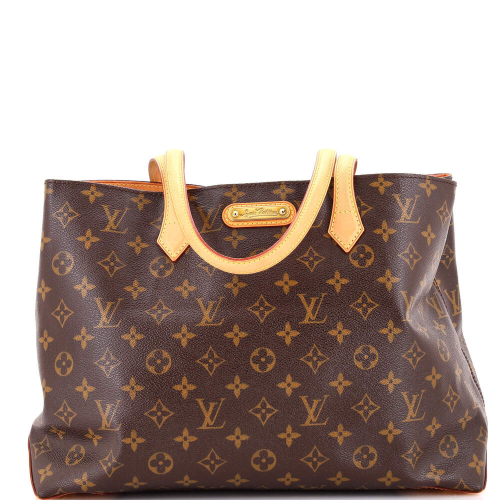 Louis Vuitton MM Wilshire Handbag Monogram Canvas